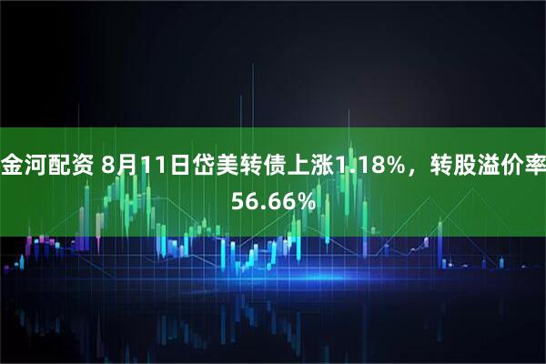 金河配资 8月11日岱美转债上涨1.18%，转股溢价率56.66%