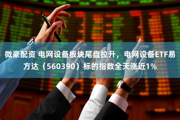 微豪配资 电网设备板块尾盘拉升，电网设备ETF易方达（560390）标的指数全天涨近1%